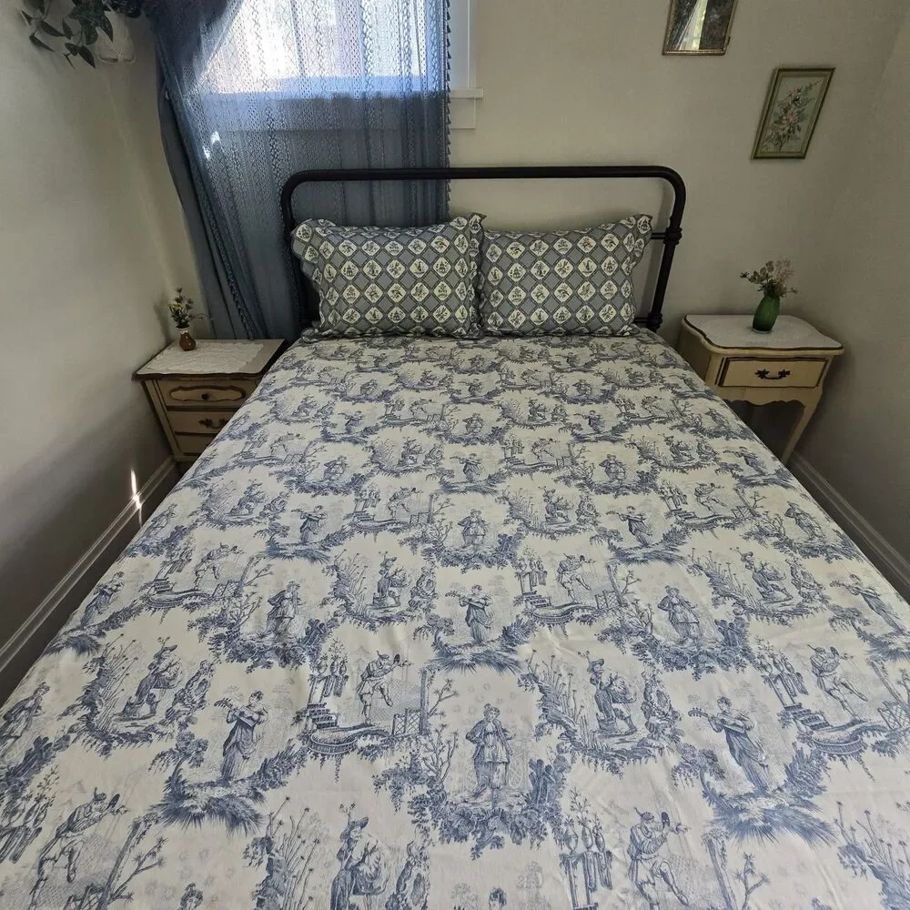 Jane Wilner FULL/QUEEN Duvet Cover Set 2 Shams 